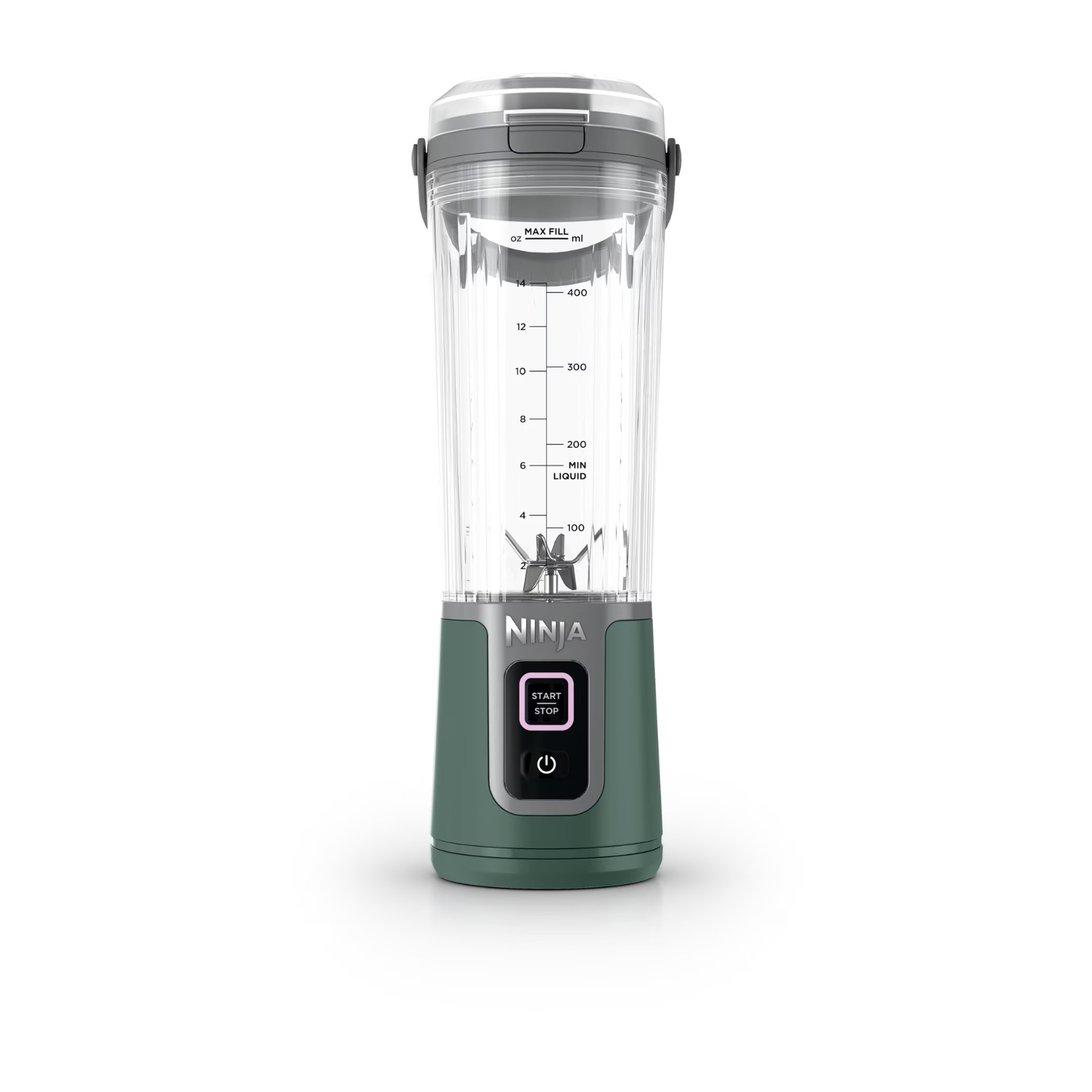 Portable Personal 18 Oz Blender w Leak Proof Lid & Easy Sip Spout, BC150GN Green