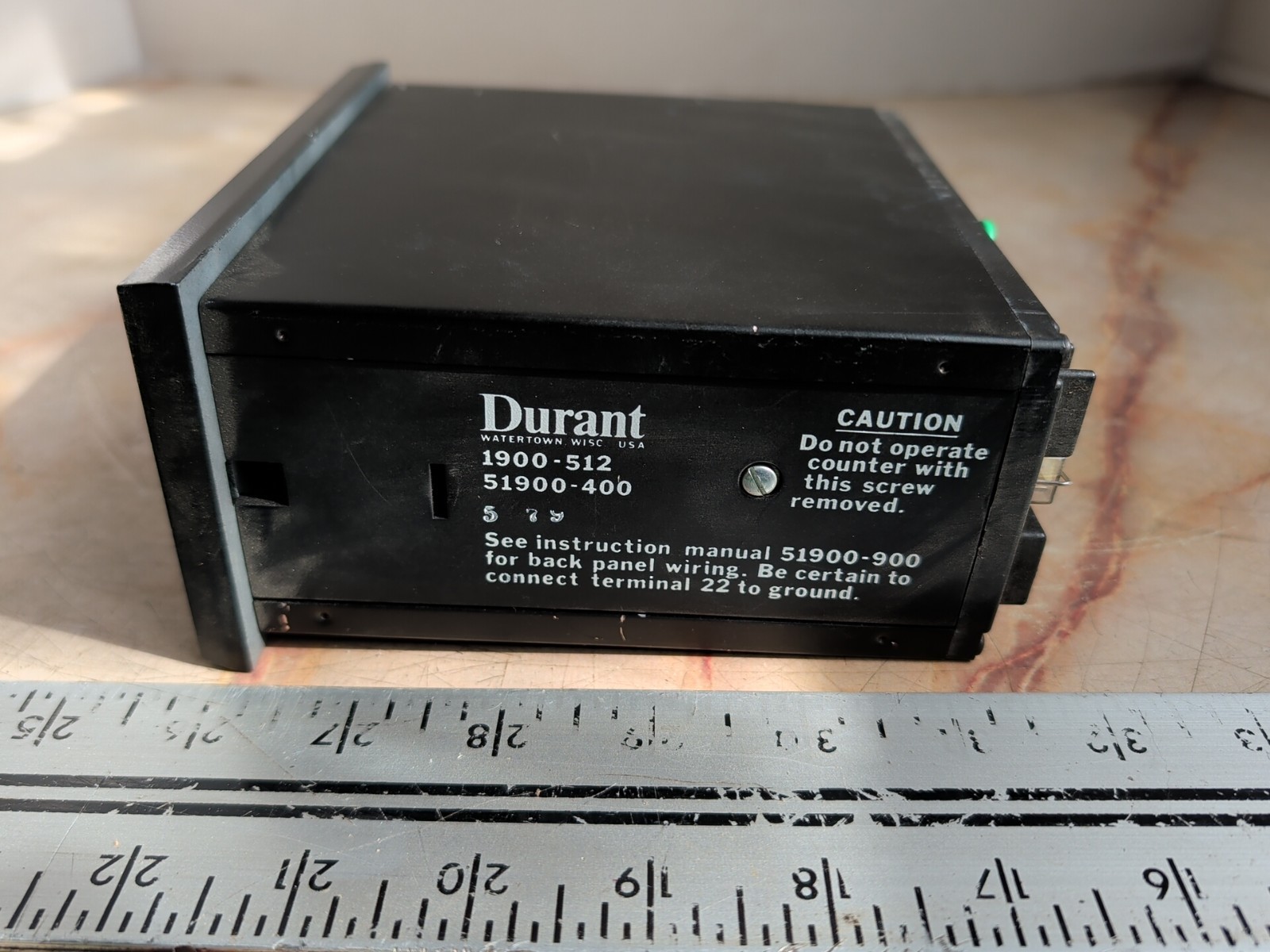 DURANT 1900-512 SOLID STATE COUNTER WITH DISPLAY 51900-400