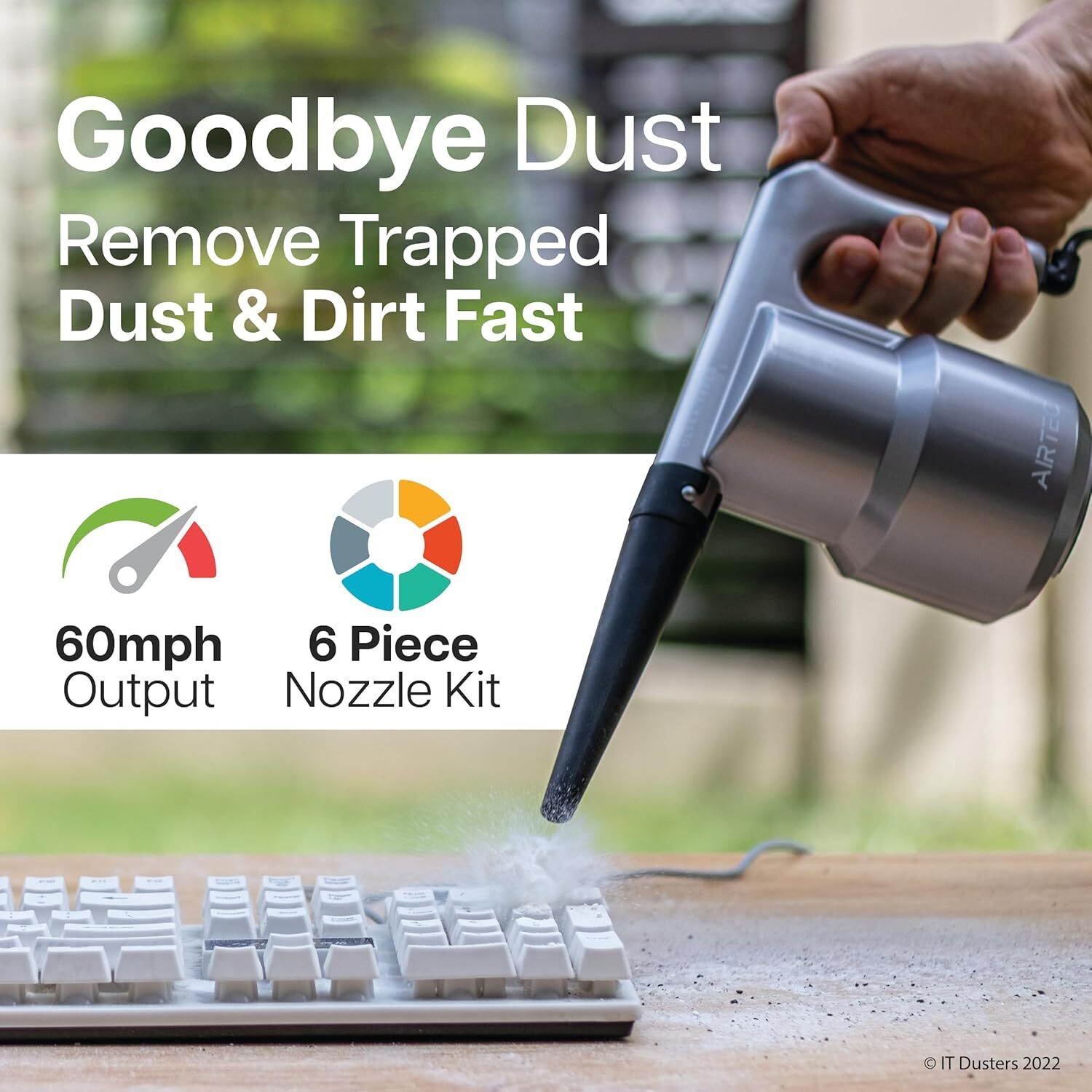 IT Dusters AirTec Ultra Electric Air Duster Blower for Electronics - Type 3