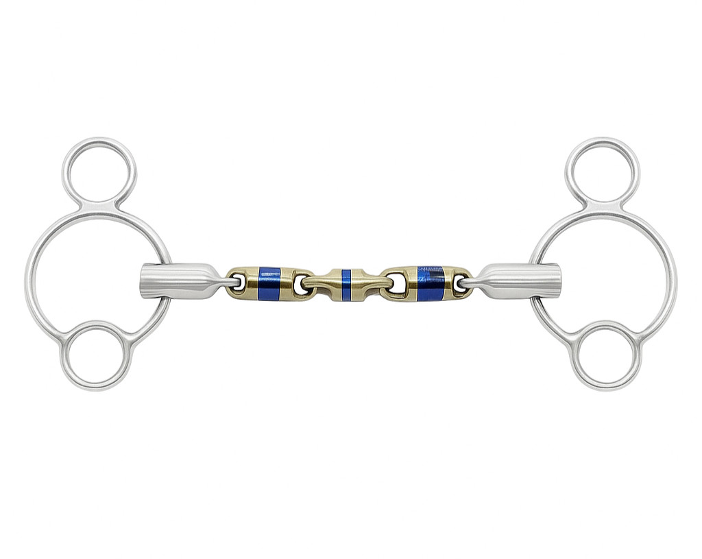 Bombers 2.5 Ring Waterford Barrel Horse Bit – 7" Size | Durable Training Bit
