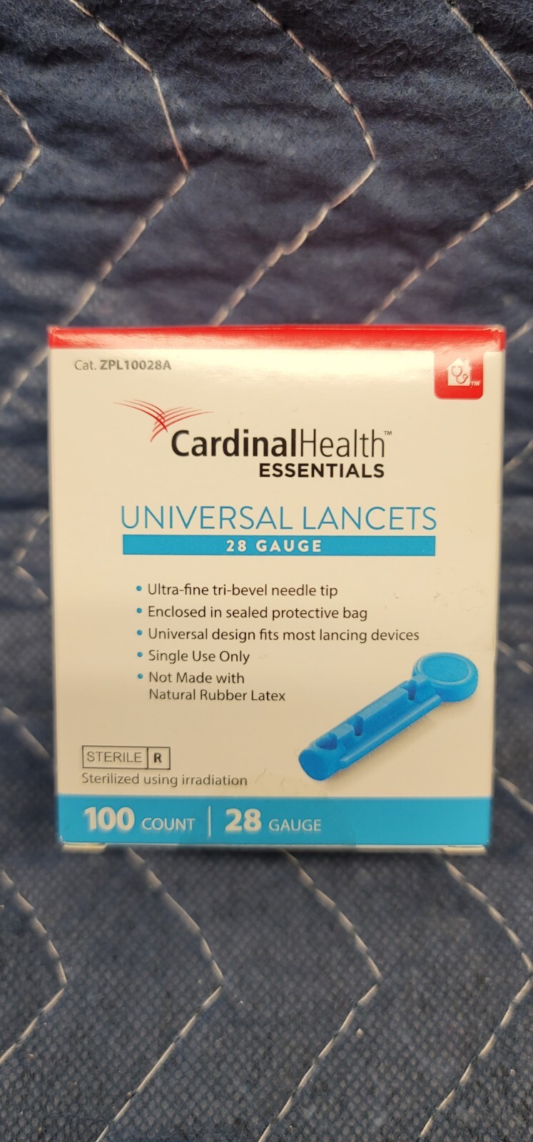 Cardinal Health Universal Safety Seal Lancets, 28G - 100/bx