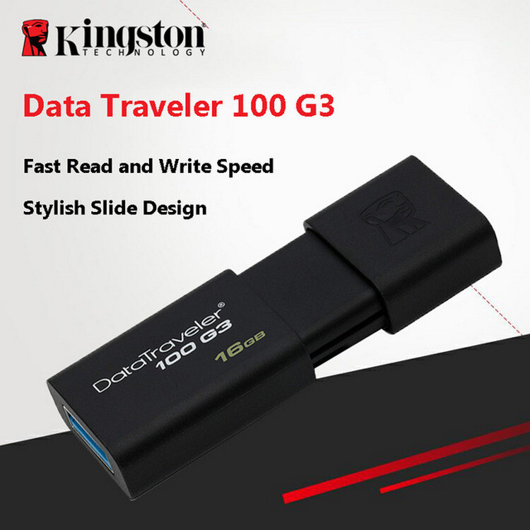 High Speed Kingston U Disk DT100 G3 64GB USB 3.0 Pen Drive Flash Memory Stick