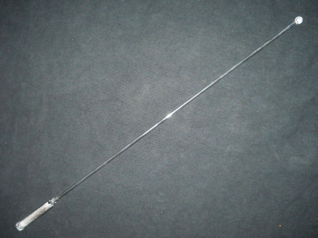 Unbranded Glass 4mm OD x 400mm Long Glass Stir Bar Retriever, 10mm x 48mm End