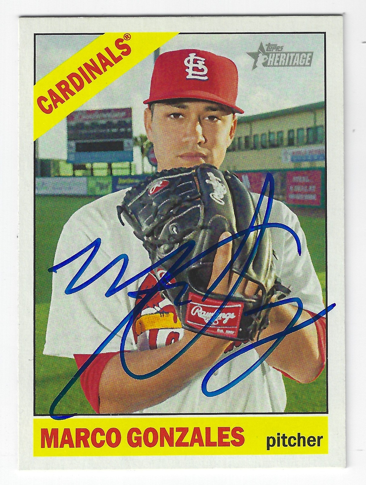 MARCO GONZALES ST LOUIS CARDINALS SIGNED CARD PITTSBURGH PIRATES SEATTLE MARINER