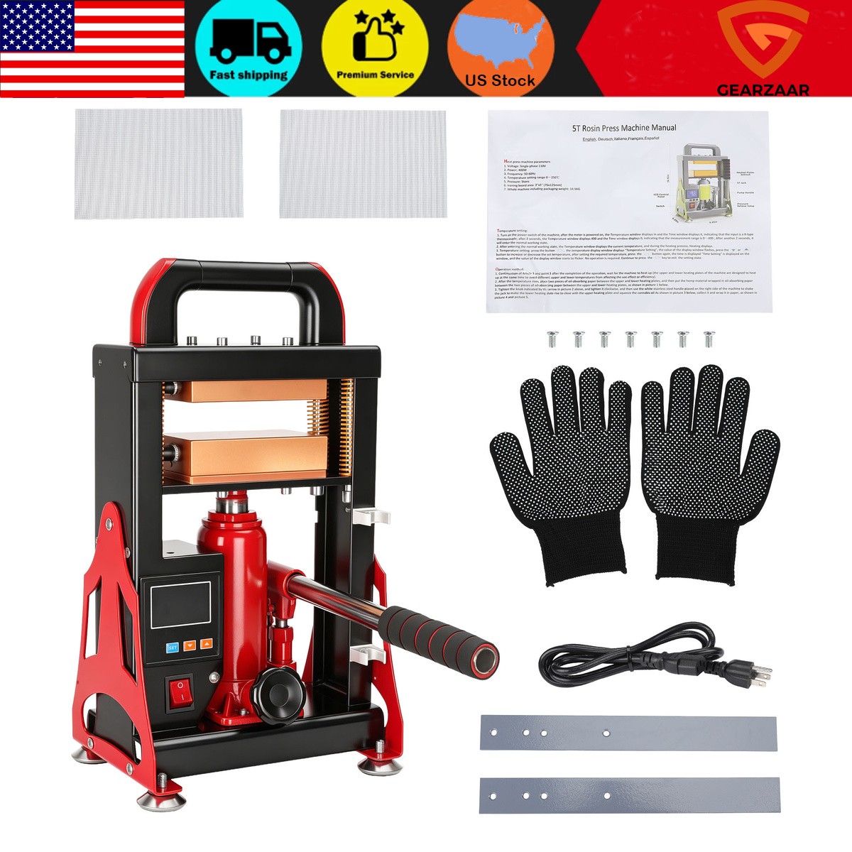 5 Ton Hydraulic Heat Press Machine with 5 Ton Hydraulic Heat Press Machine