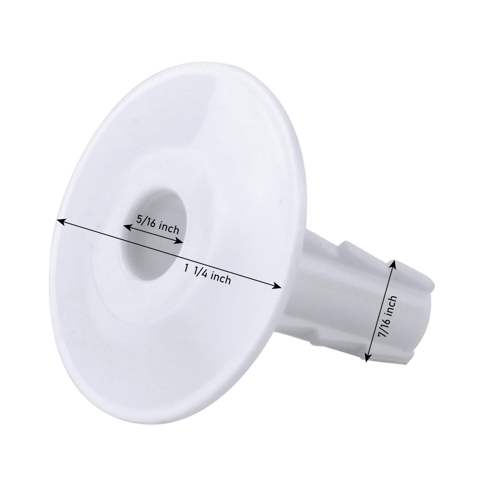 Skywalker Single Feed-Through Cable Bushings (White / 100 Pieces)