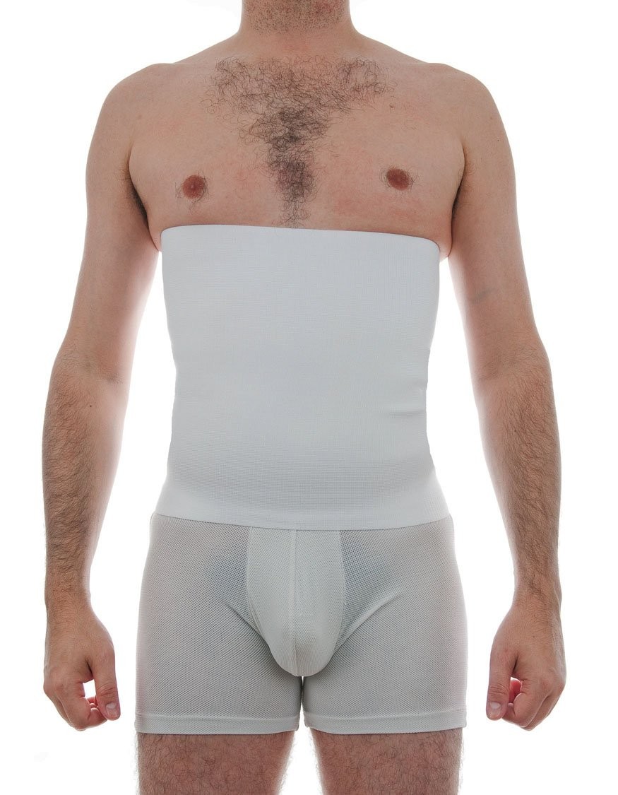 Underworks 12-Inch Belly Buster, Hernia X-large - 41-44 inch Waist, White