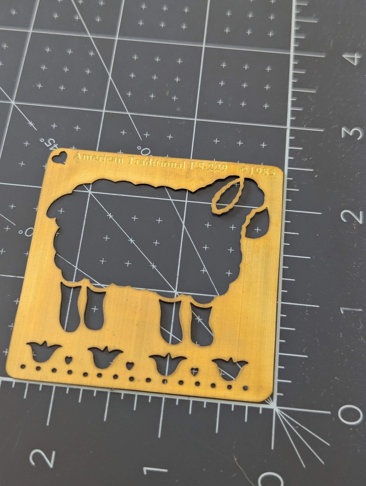 4pc Vintage Embossing Stencils