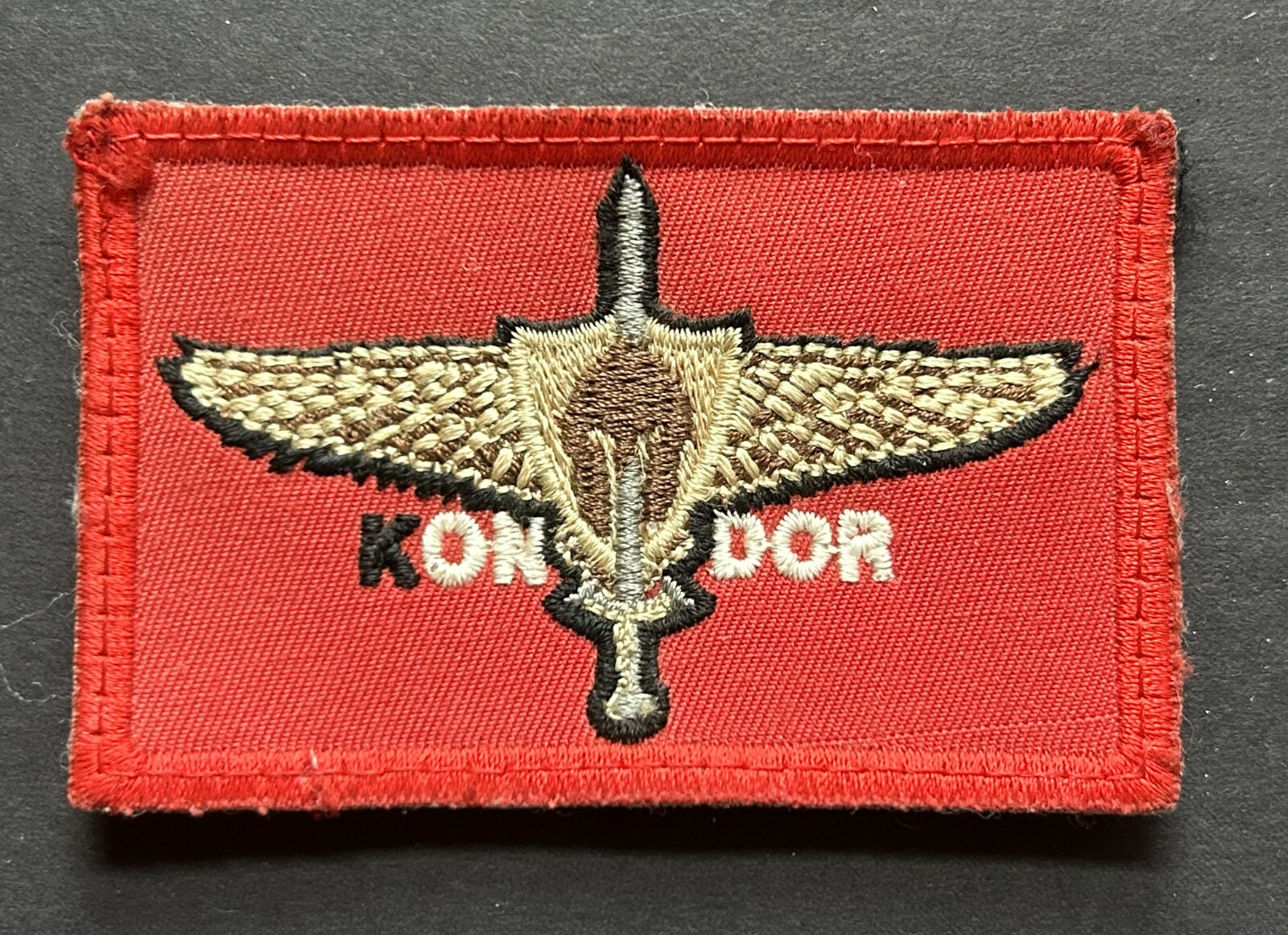 Kondor Diplomatic Security Service State Department Baghdad Iraq Patch Red DSS