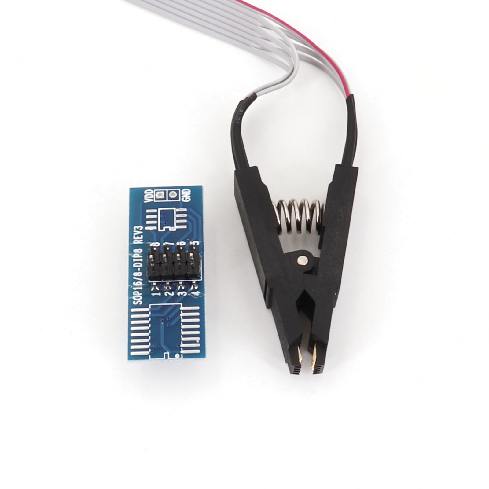 SOP8 SOIC8 Flash Chip IC Test Clip BIOS/24/25/93 Programming Adapter