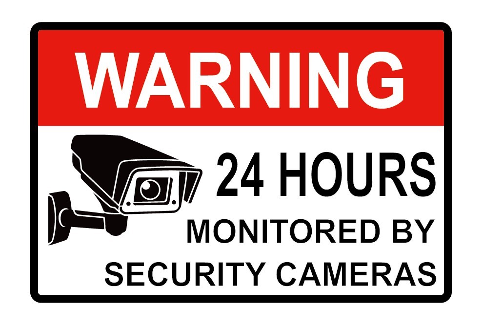 10 CCTV Video Surveillance Security Camera Alarm Sticker Warning Decal Signs hot