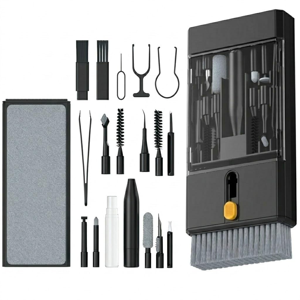 Lanrxs 22 in 1 Precision Cleaning Kit – Professional 22-in-1, Black