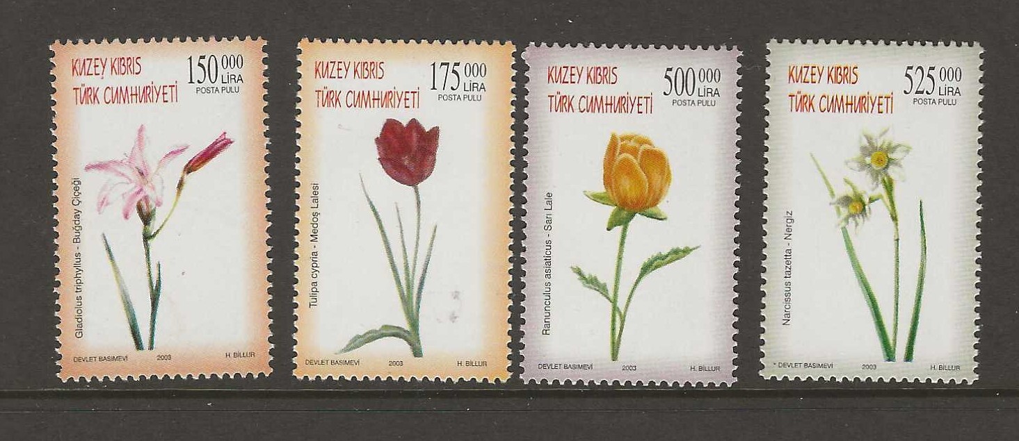 Turkey 2003 flowers MNH (f082)