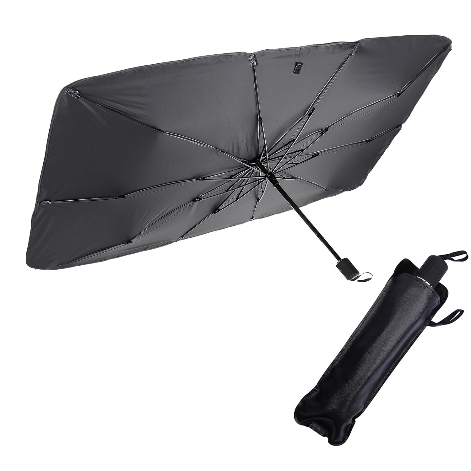 Foldable Car Windshield Umbrellas, Portable Sun Shade for Front Windows,