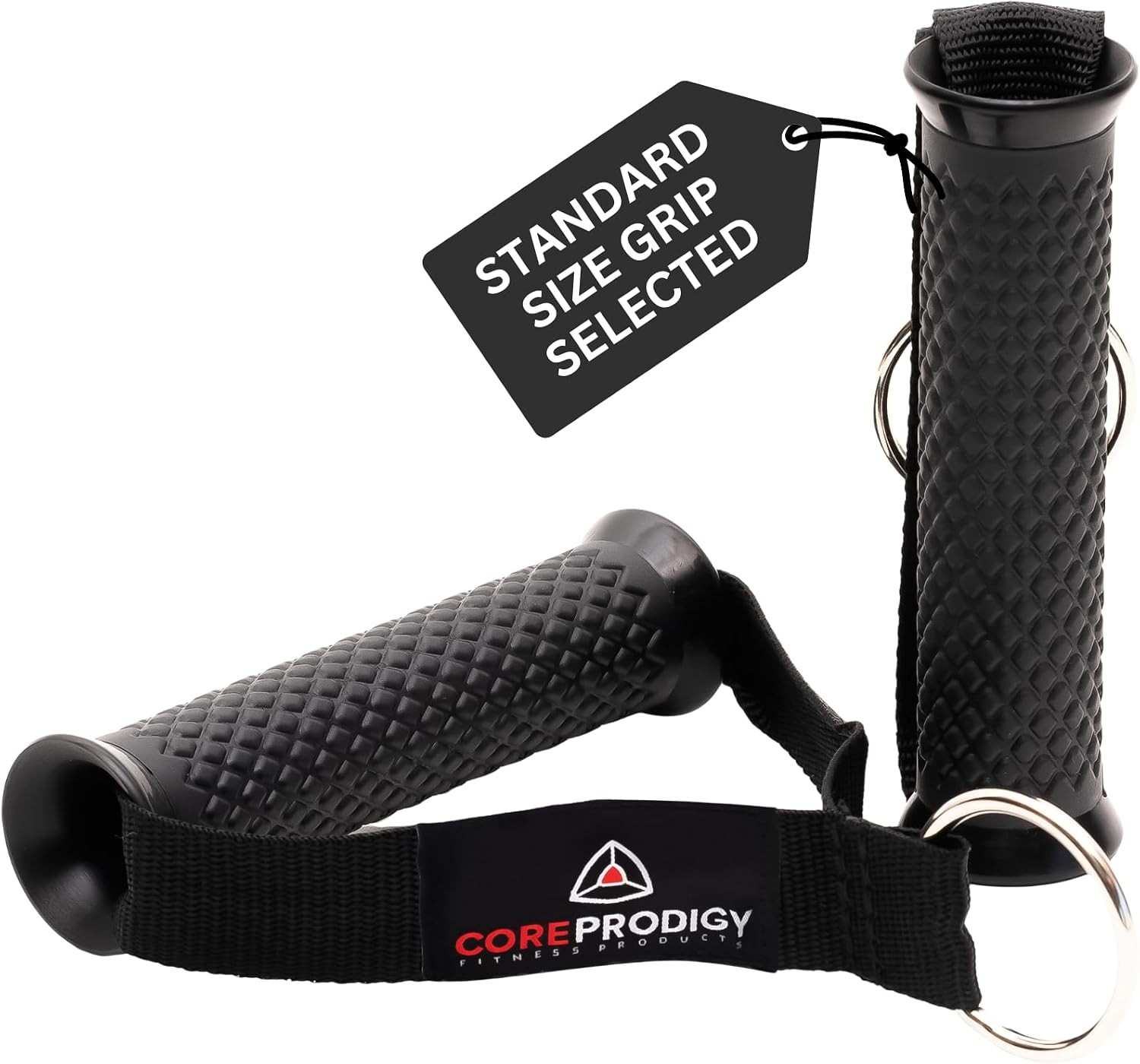 Core Prodigy Heavy Duty Exercise Handles - Grip Attachments for Cable Machine
