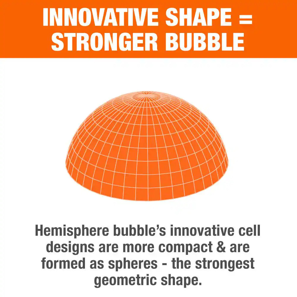 12 In. X 100 Ft. L Clear Perforated Bubble Cushion