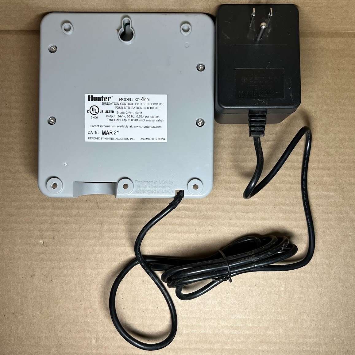 Hunter X-Core 4-Station Zone XC-400i Sprinkler Irrigation Timer Controller blue