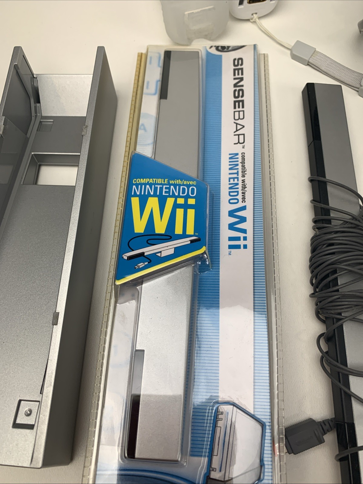 Lot of Nintendo Wii Accessories - Controllers Sensor Bars Power Cable- See Photo