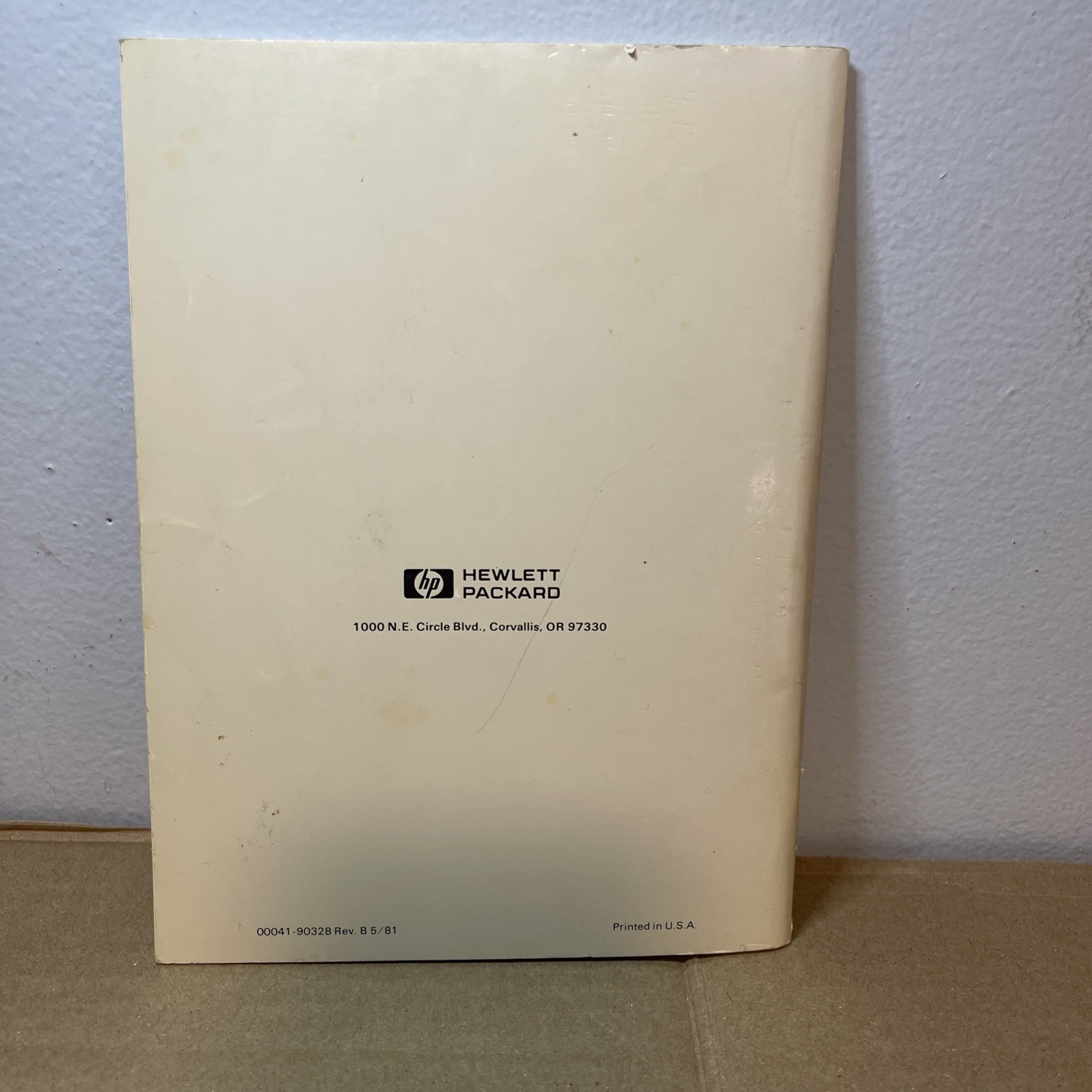 Operating Manual for Hewlett Packard HP 41C / 41CV Calculator
