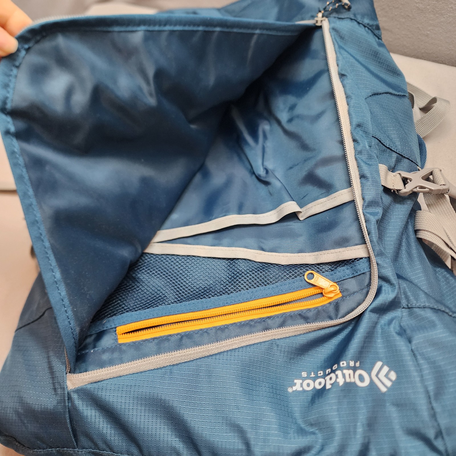 Outdoor Products Teal Waterproof Inside and Outside Pockets Backpack