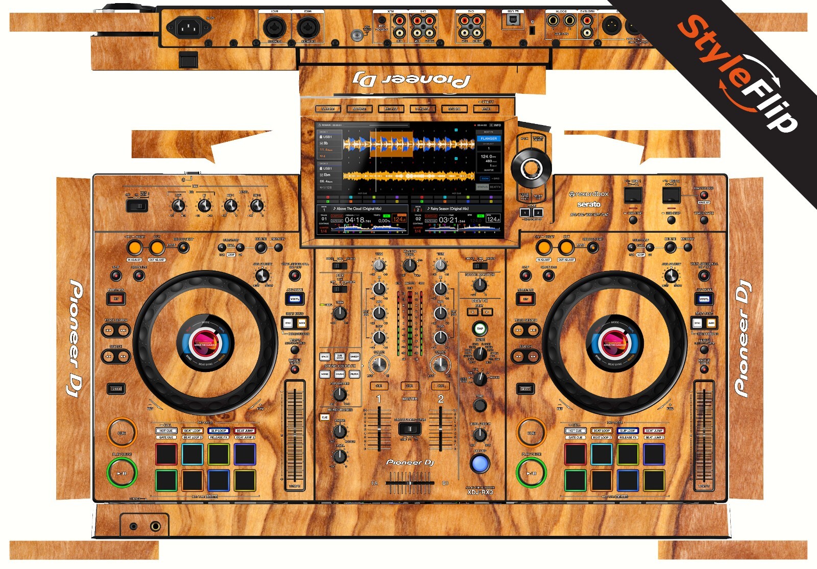 Pioneer XDJ-RX3 Skin | Wood Design #6 | Protective Decal | StyleFlip Skins