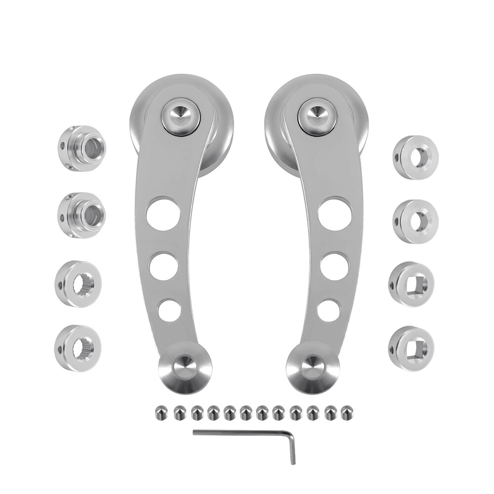 Universal Car Billet Aluminum Window Crank Handle Winder Truck Pickup Door