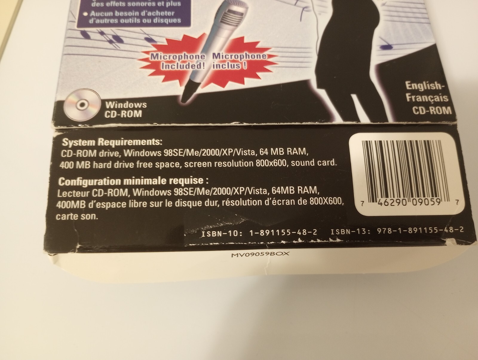My Voice Audio CD Vocal Removal Software With Microphone Windows CD Rom IPE