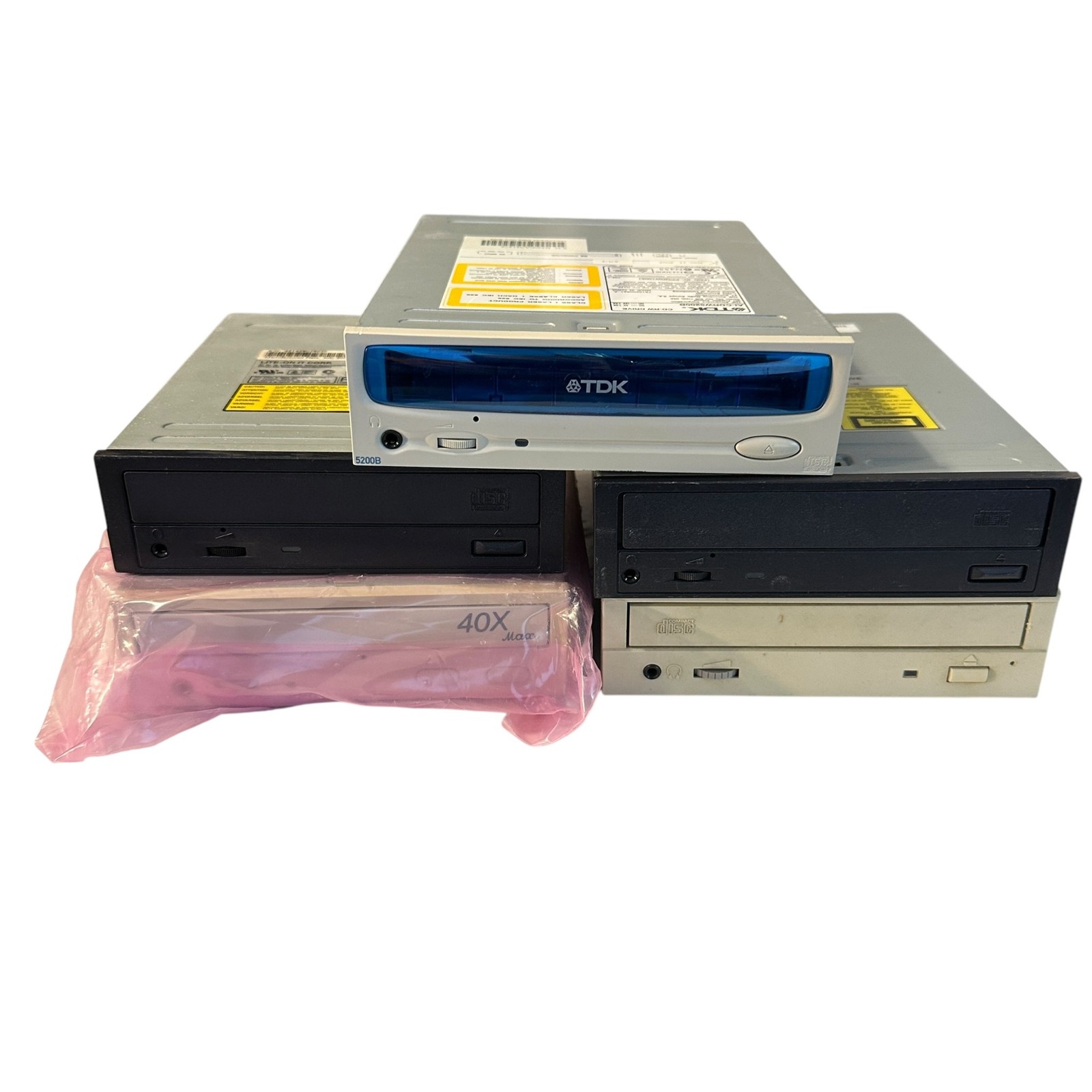 Lot of 5 Computer Internal CD / CD-RW Disc Drive Untested