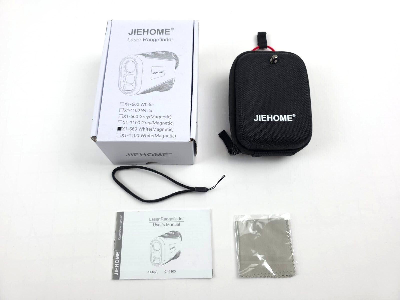 Golf Laser Rangefinder JIEHOME X1-660 - Open Box