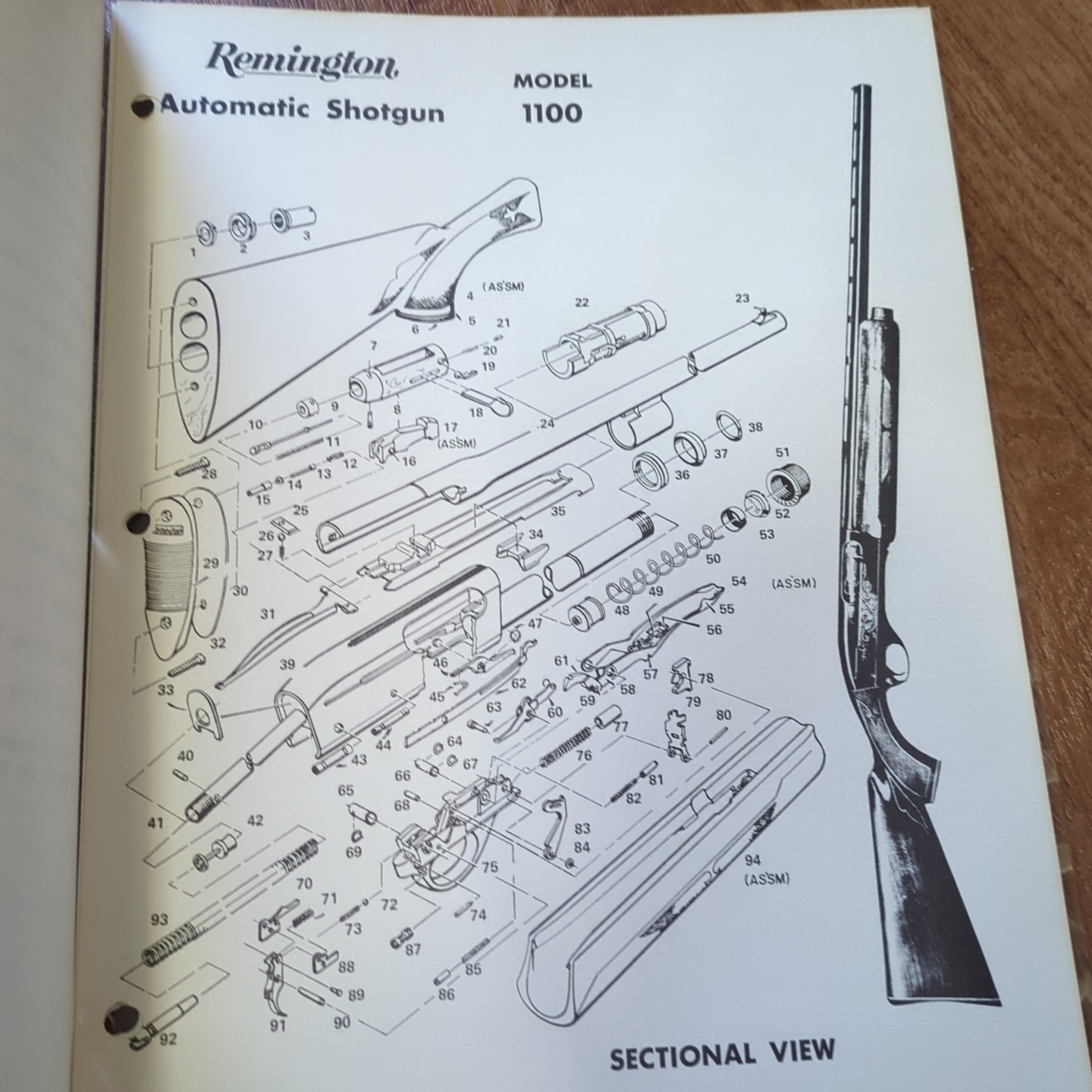 Vintage Modern Gun Repair School Course Lesson 25 Remington Model 1100