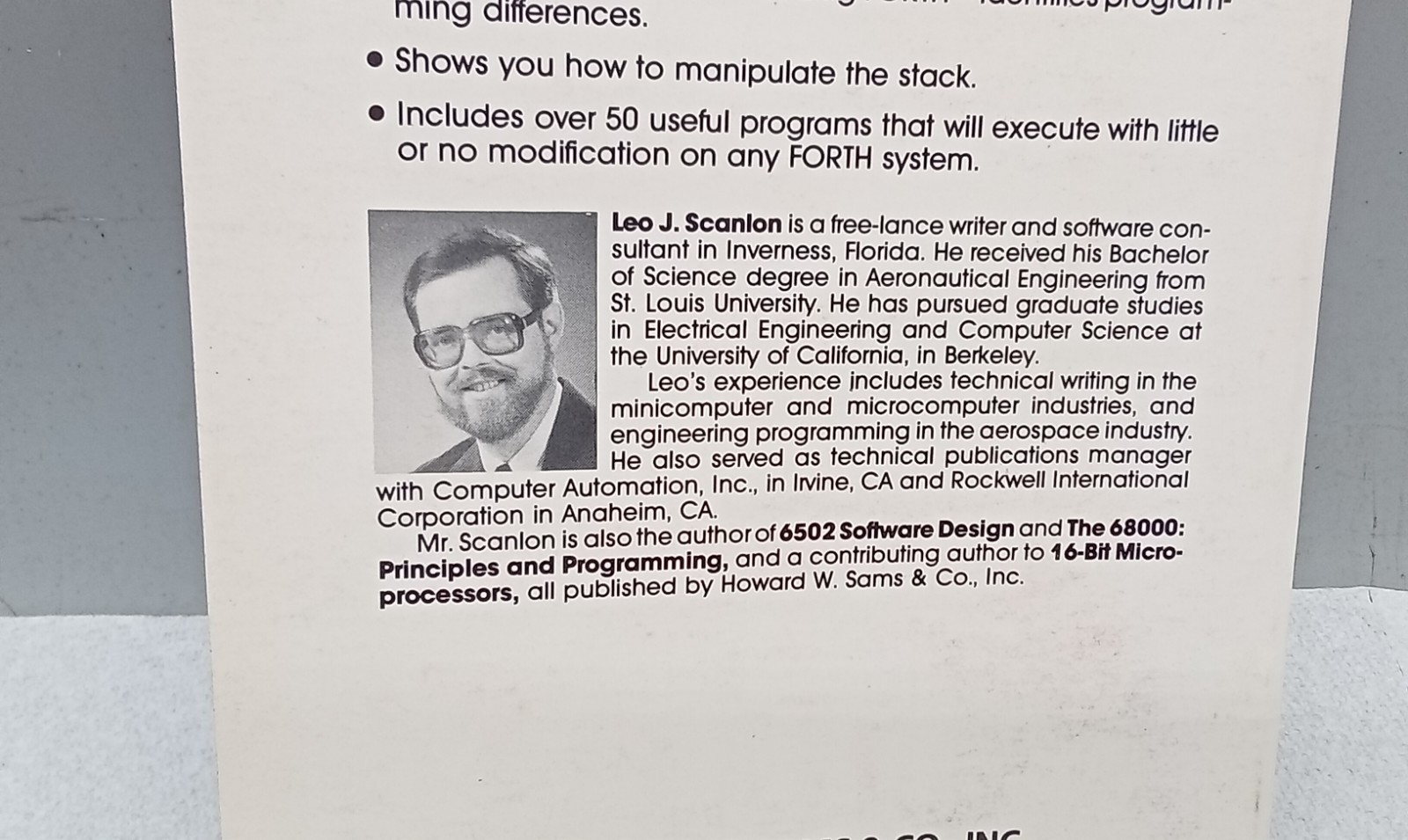 Forth Programming by Leo J. Scanlon