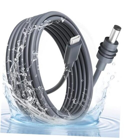 Starlink Mini USB Cable 16.4FT/5M - Starlink Mini USB C to DC Grey - 16.4 ft