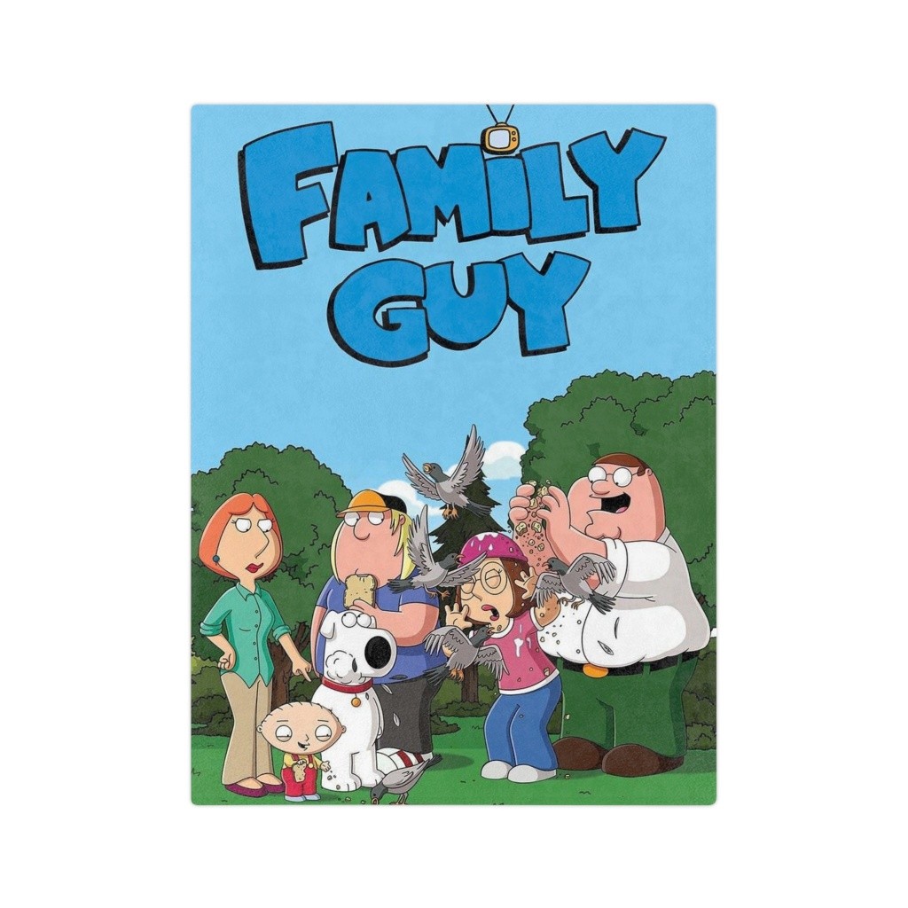 Family Guy Griffin Family Cartoon Fleece Blanket