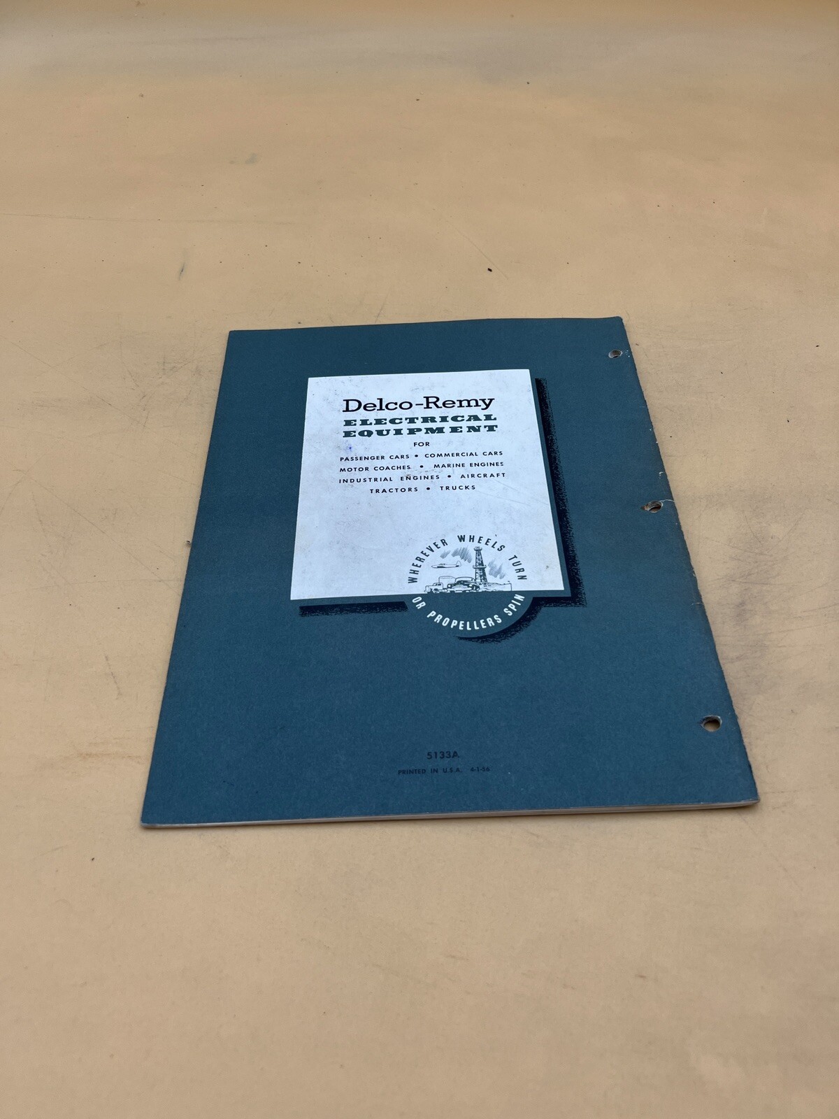 1957 DELCO REMY SECTION B TRAINING CHART GUIDE MANUAL STORAGE BATTERIES