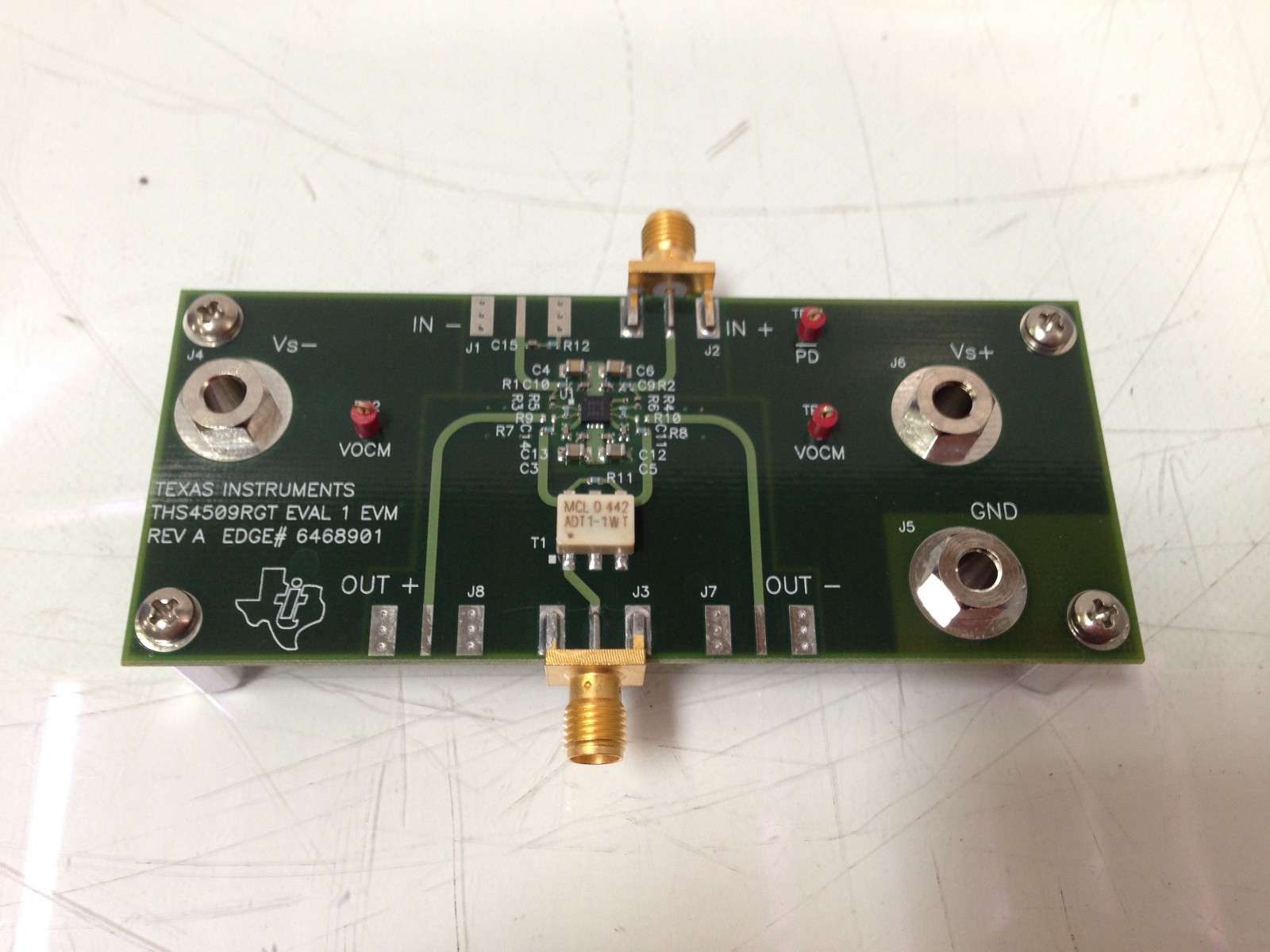 Texas Instruments THS4509RGT EVAL 1 EVM Rev. A