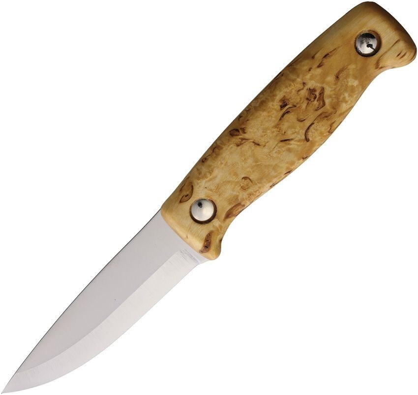 Wood Jewel Pukari Fixed Knife 3.75" Stainlees Steel Blade Wood Handle 3PUKR