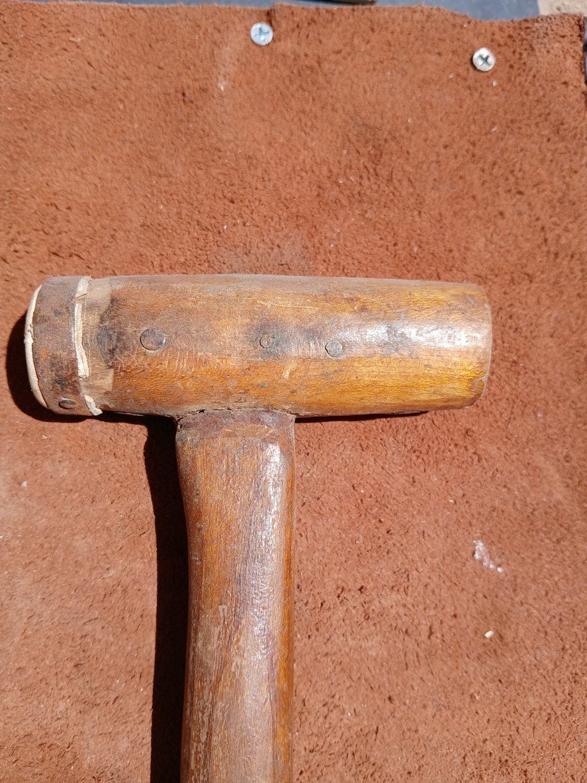 Vintage soft wood mallet, Auto body