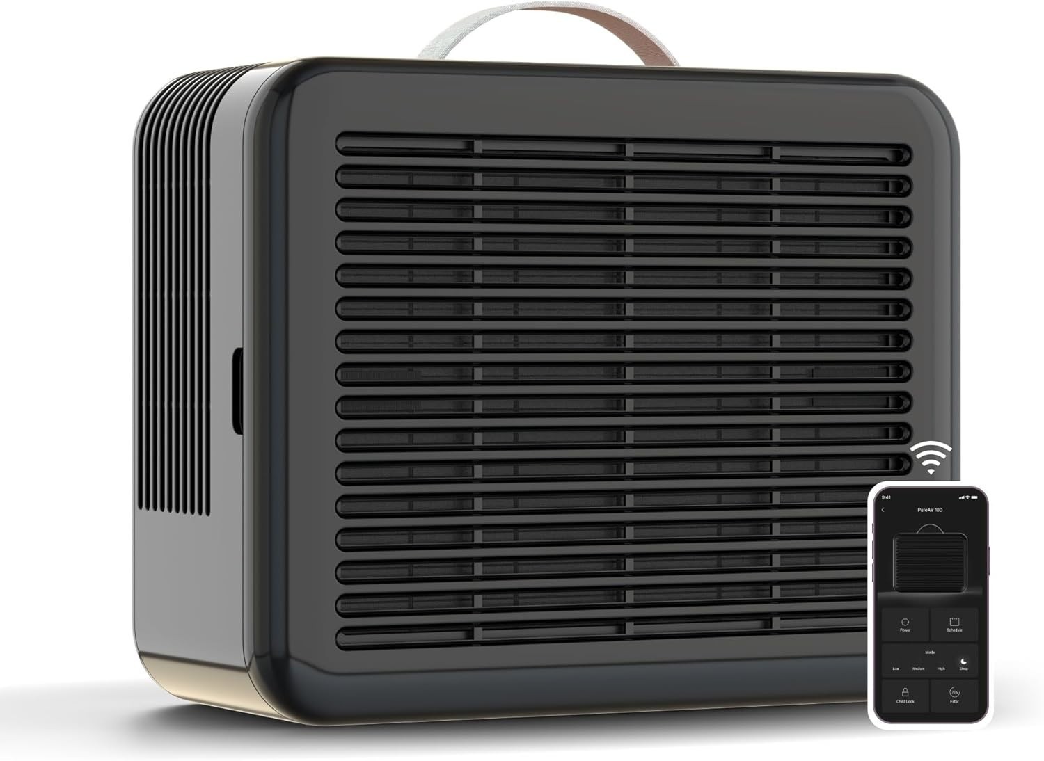 Portable HEPA Air Purifiers up to 550 Ft² of Pollutants Smoke, Pollen, Dust