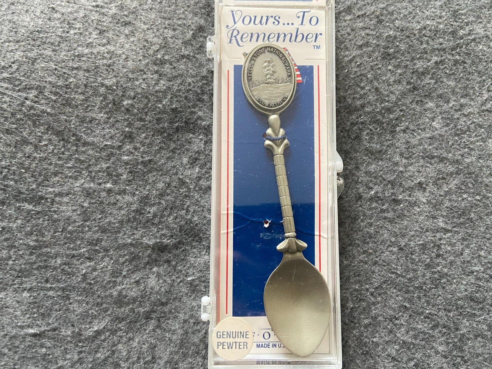 Old Faithful, Yellowstone National Park Vintage Souvenir Spoon