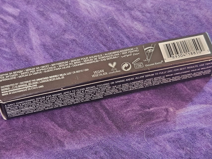 Anastasia ABH Multi Benefit Eye Brow Genius Conditioning Serum Smooth Soft Full