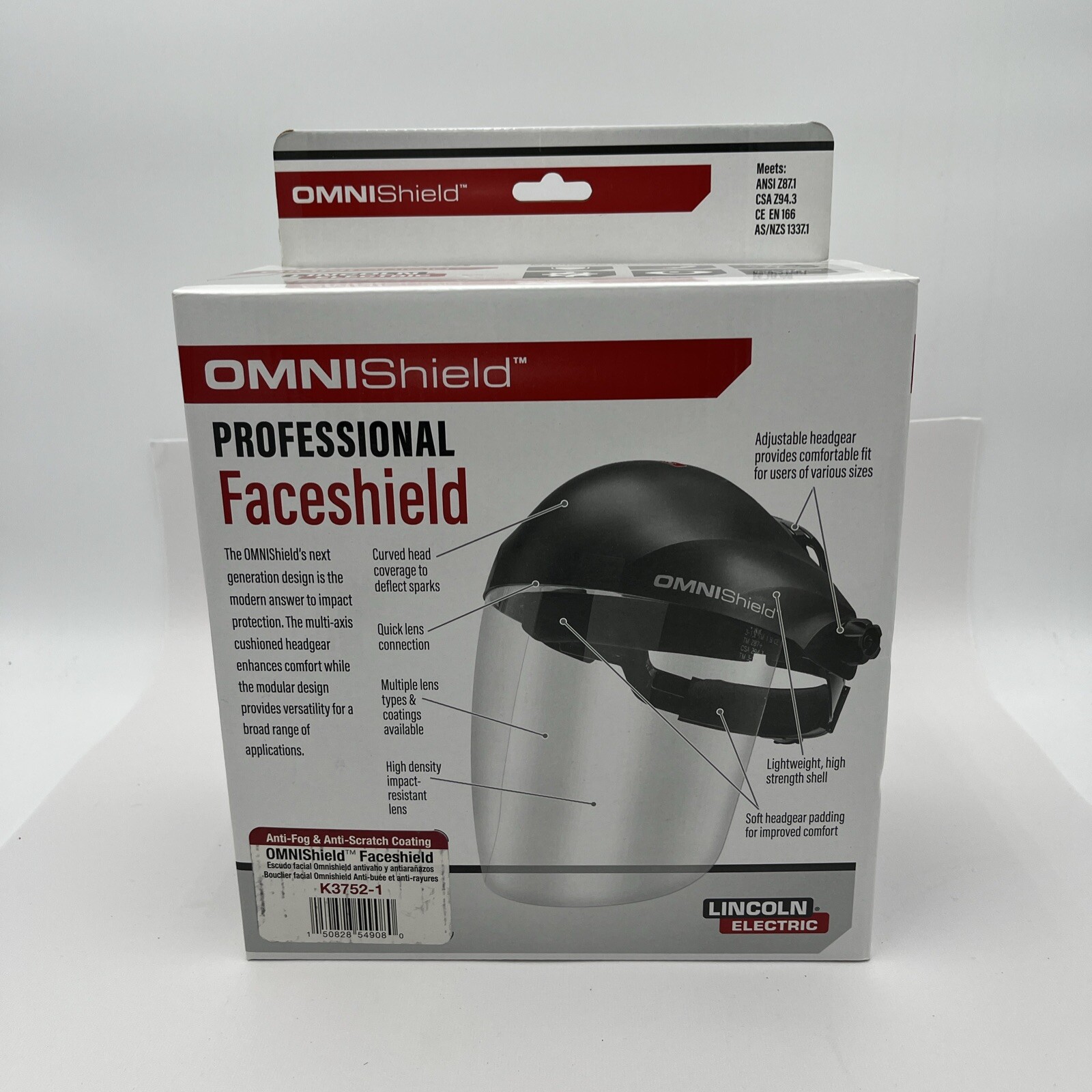Lincoln Electric OMNIShield K3752-1 Professional Faceshield