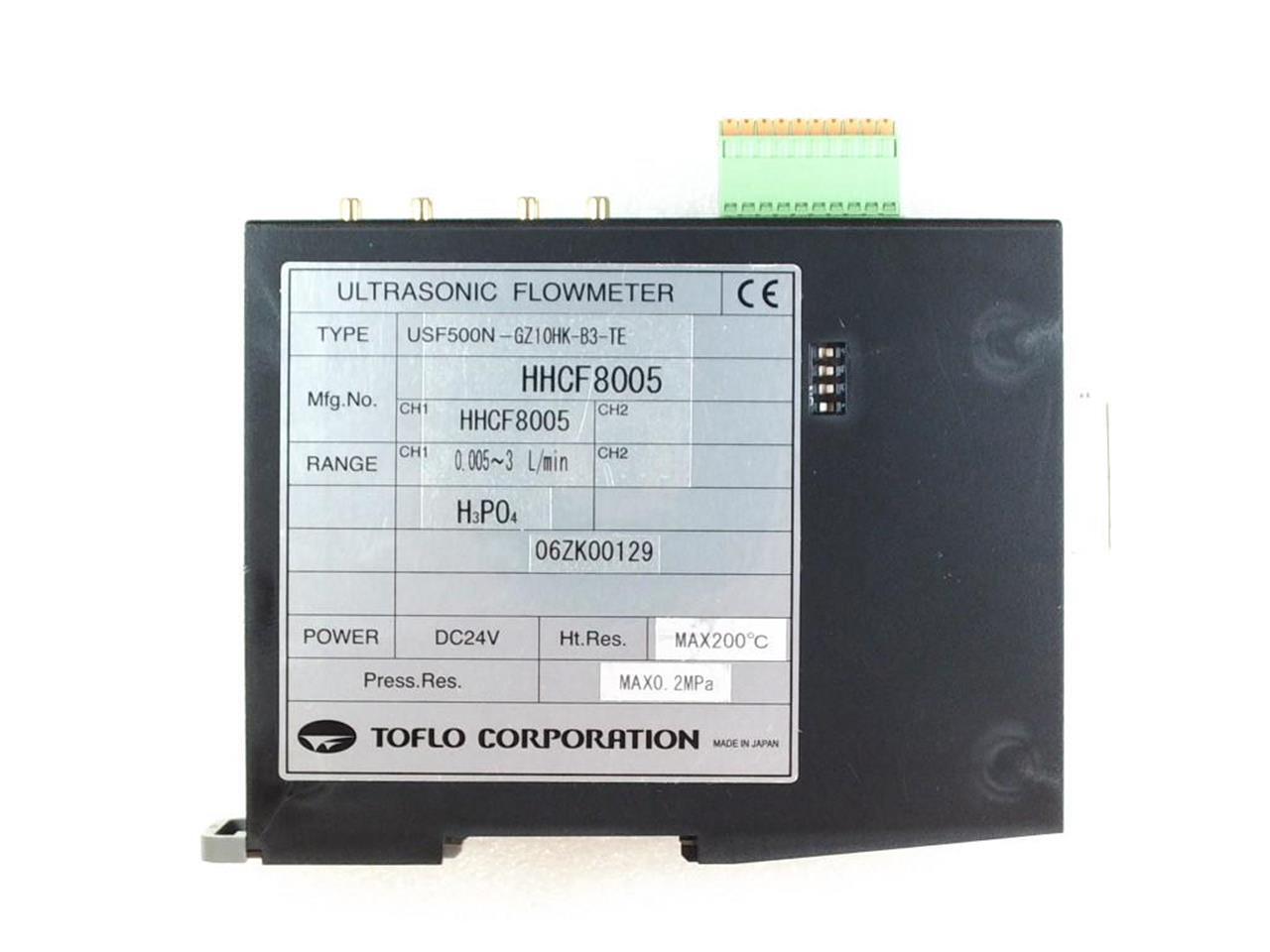 TOFLO USF500 ULTRASONIC FLOWMETER