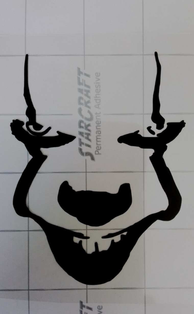 Clown Pennywise IT Vinyl Car Window Decal Graphic Monster Clown Sticker NEW