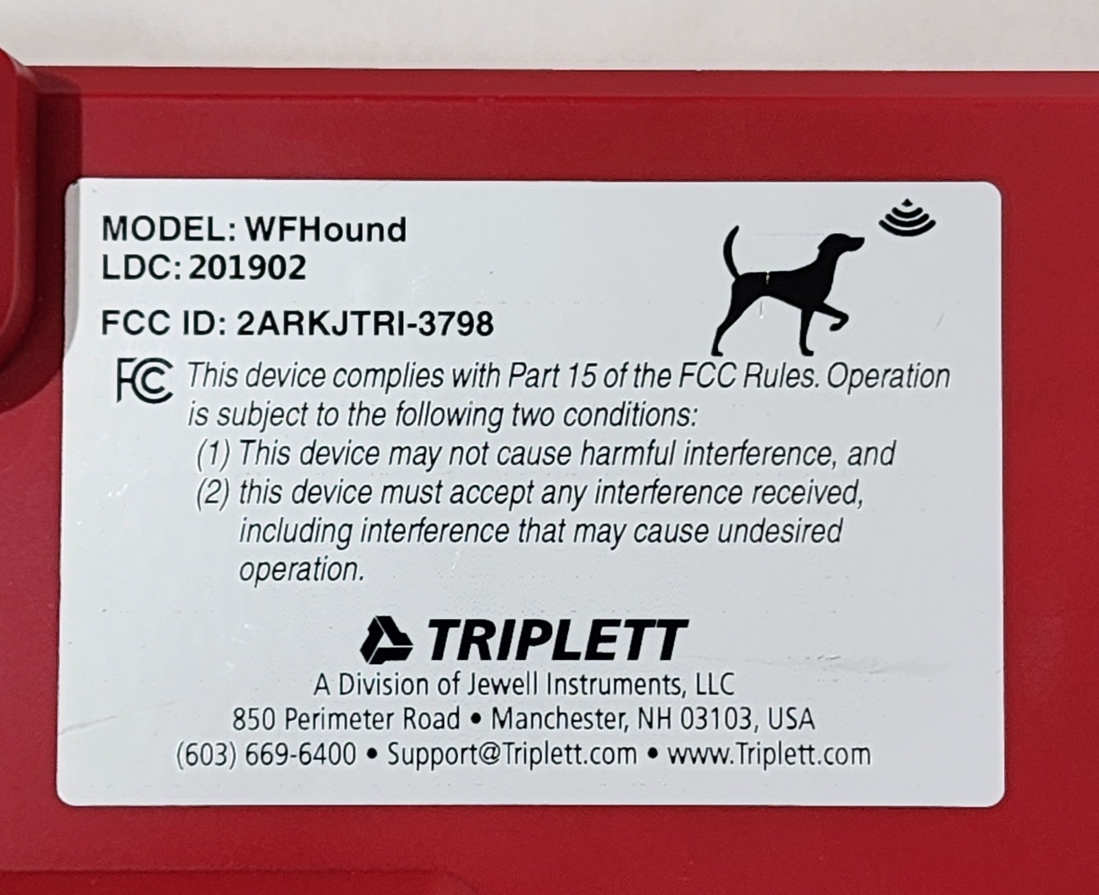 Triplett WFHound WiFi Hound RF Spectrum Analyzer