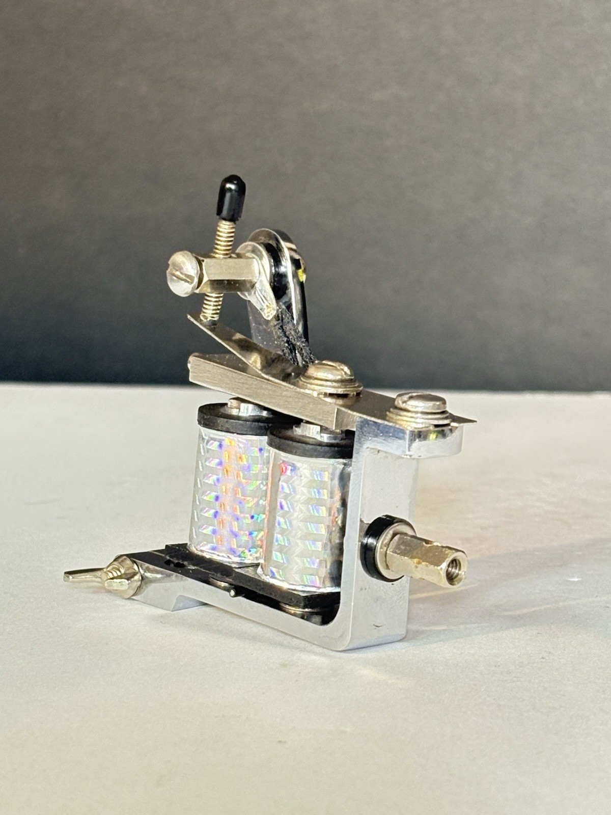 Vintage Spaulding & Rogers Chrome “FLAT SIDE” Lightweight Tattoo Machine