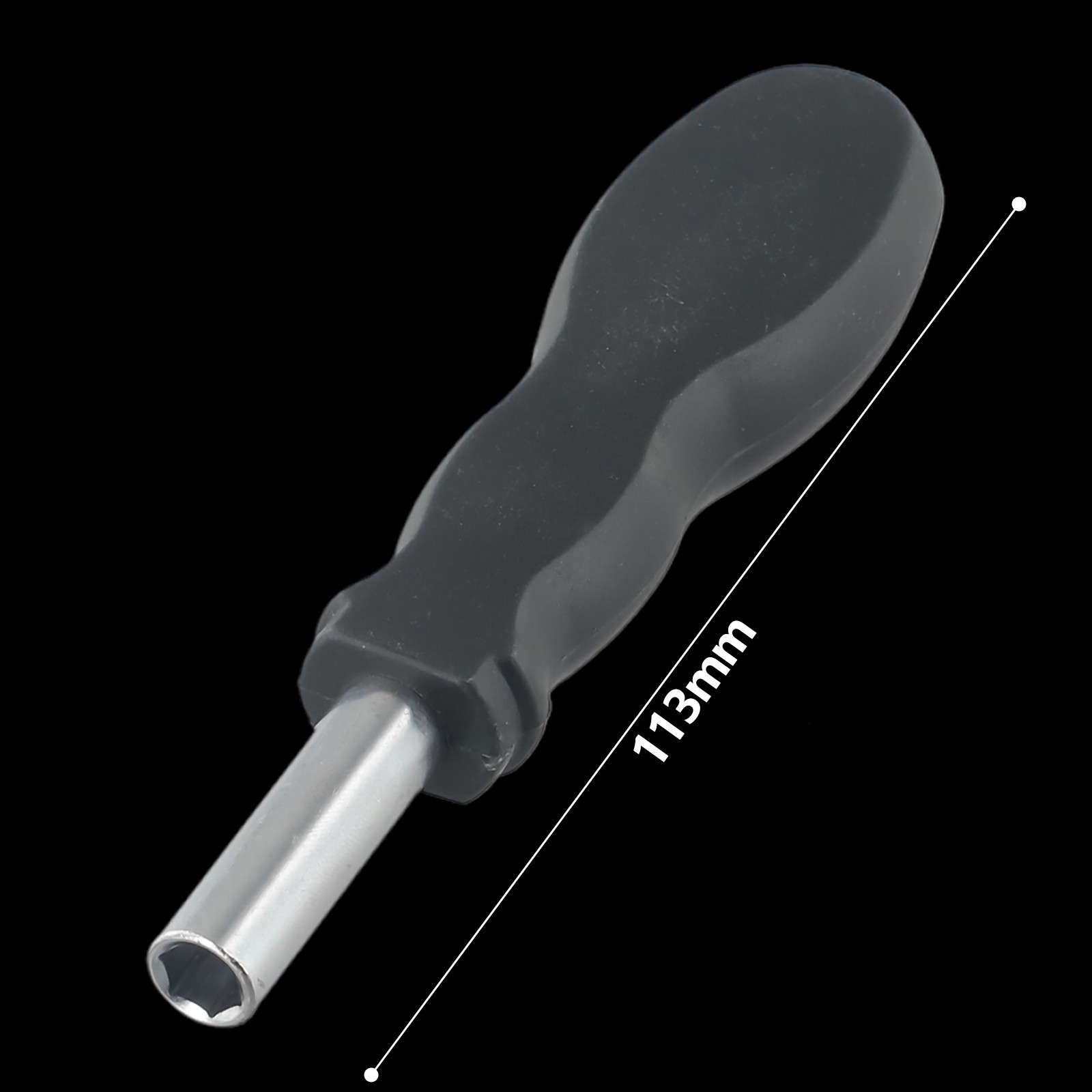 1pc Soft Grip Rubber Hexagonal Screwdriver Bits Extension Handle Tool 126mm