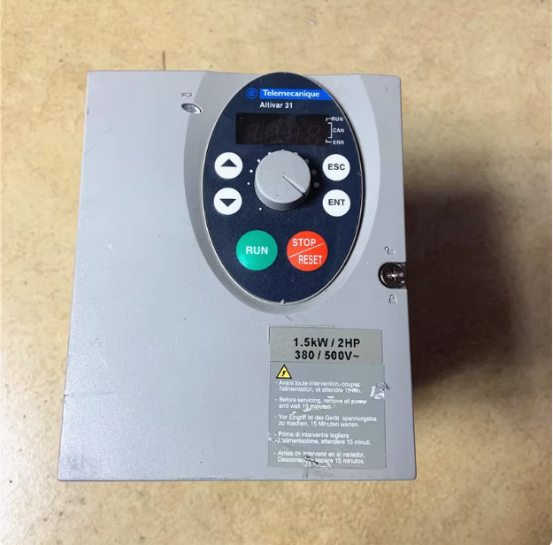 QTY:1  100% test OK  ATV31HU15N4A 380V 1.5kw frequency converter  #W599S WX