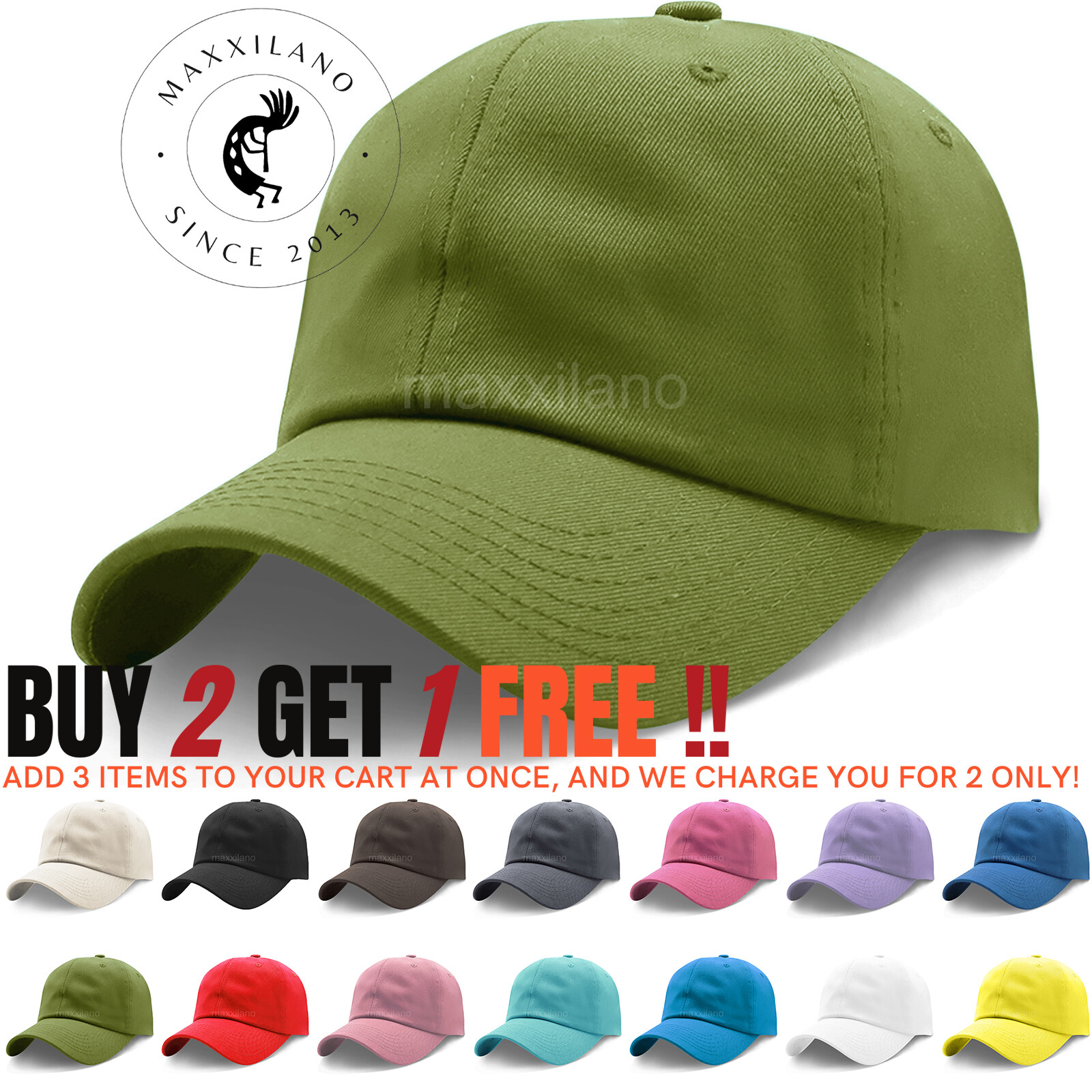 Baseball Cap Adjustable Cotton Dad Hats Solid Blank Plain Visor Hats Men Women