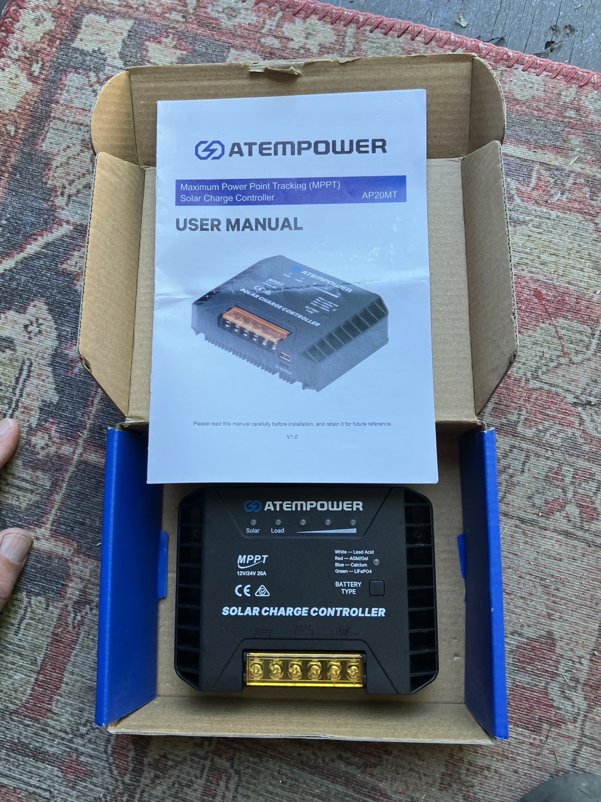 Atempower Solar 20 A solar charge controller