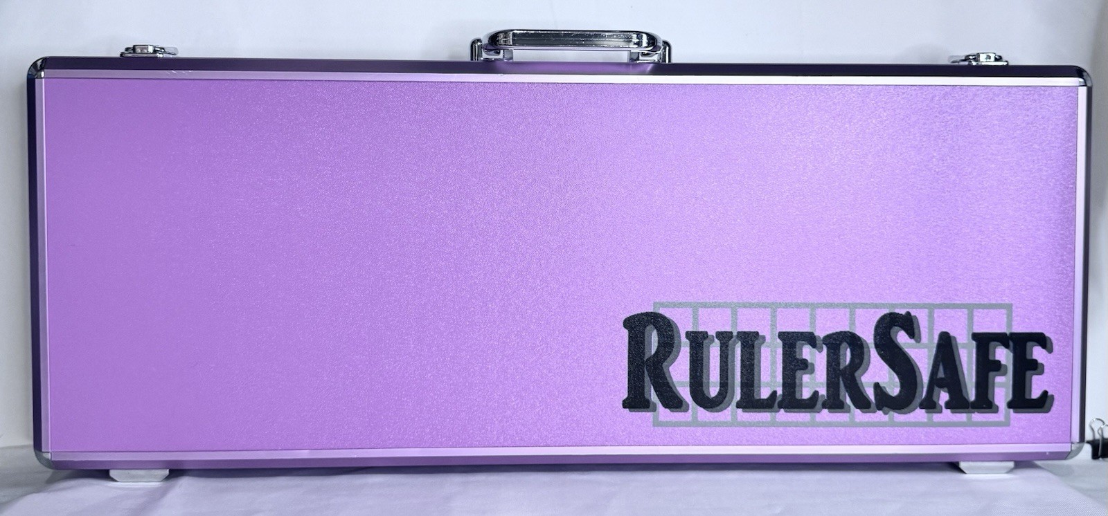RulerCase Ruler Case Pink / Silver Rectangle Measurements On Pictures